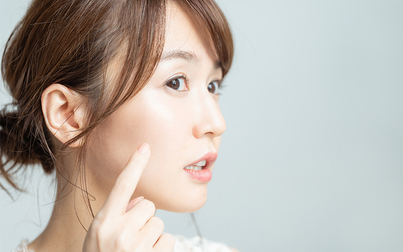 治療時間を抑え、皮膚へのダメージを抑えてほくろを除去